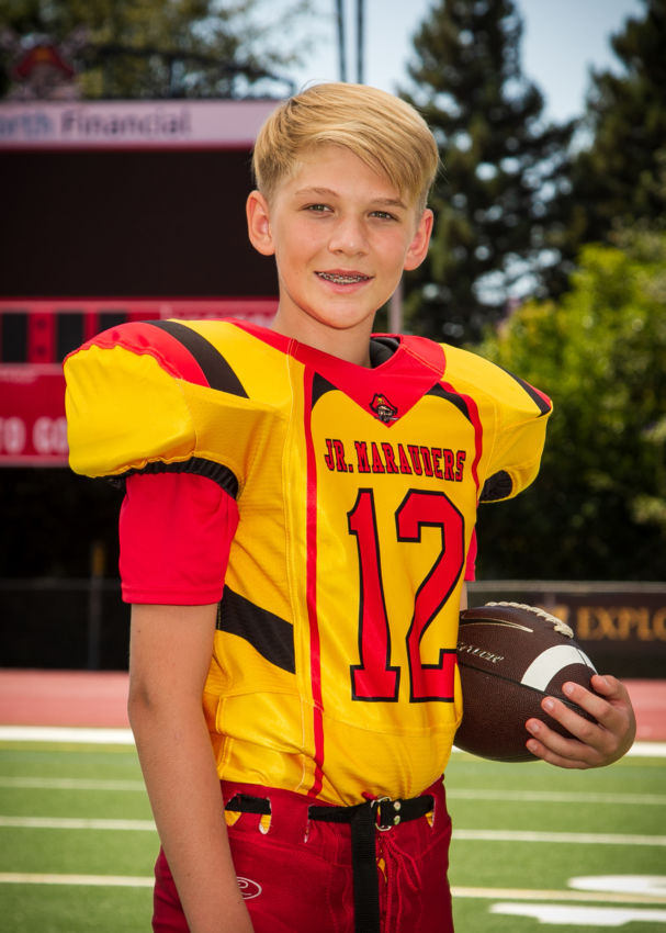 youth sports portrait pose