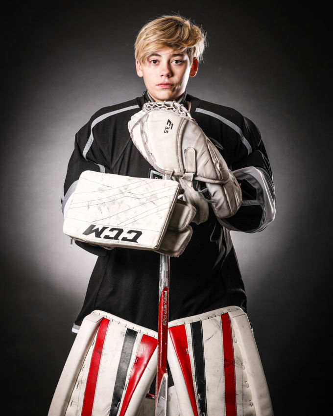 youth sports portrait pose