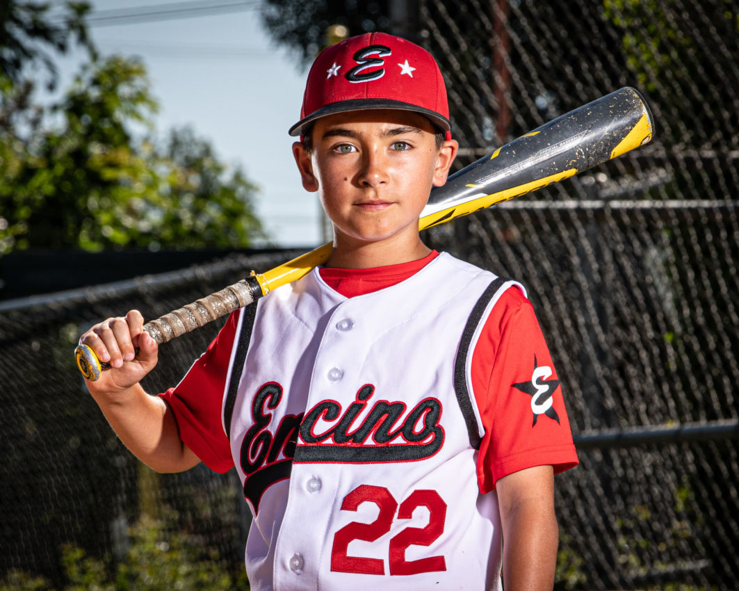 youth sports portrait pose