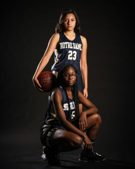 High School sport portrait baseketball