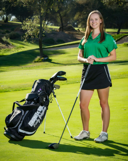 High School sport portrait golf