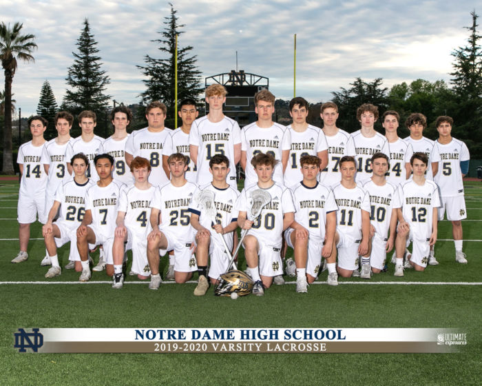Notre Dame HS Lacrosse team