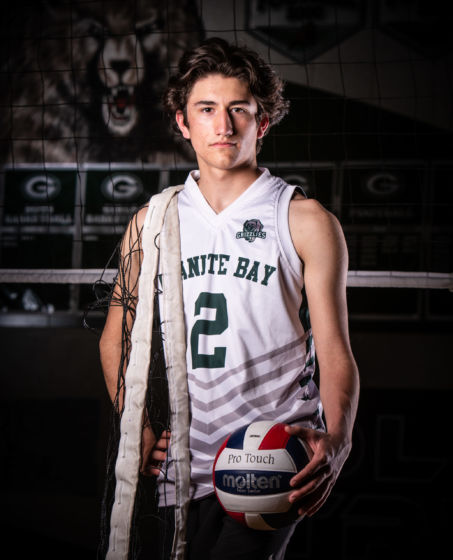 High School sport portrait volleyball
