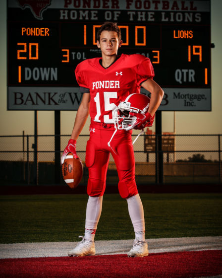 High School sport portrait football