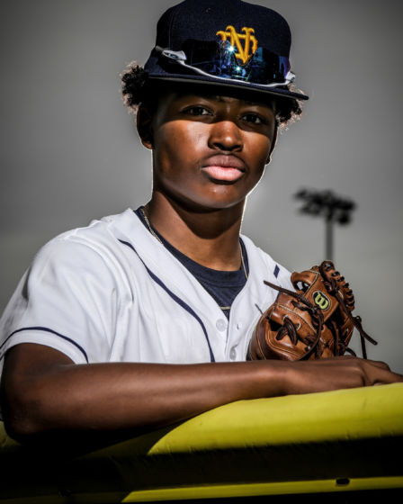 High School sport portrait baseball