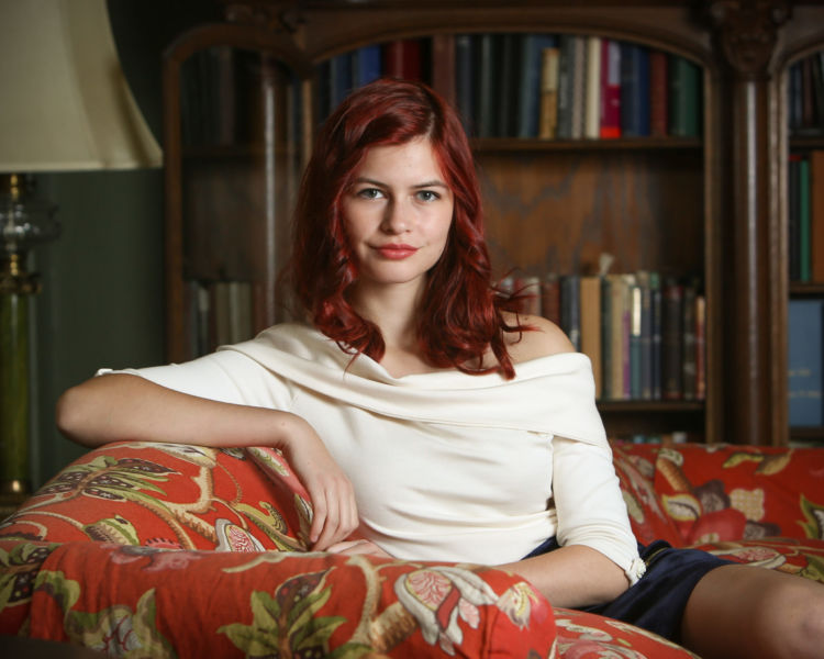 female senior portrait