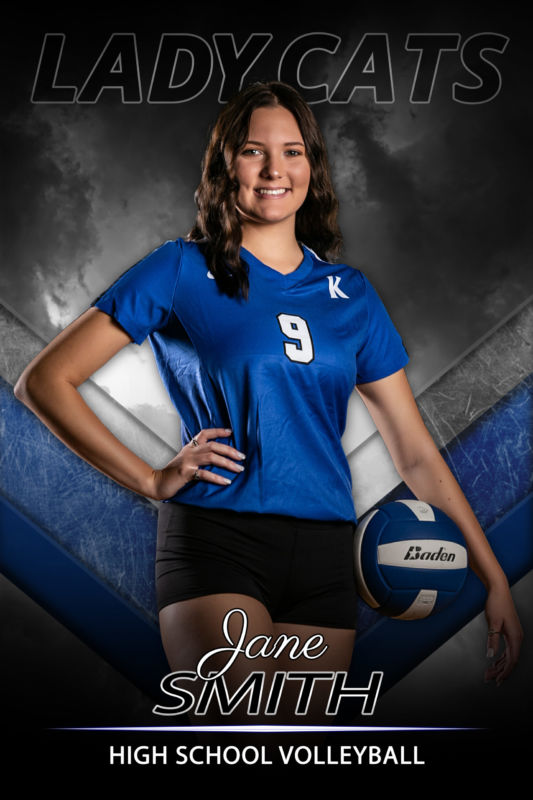 High School sport portrait female