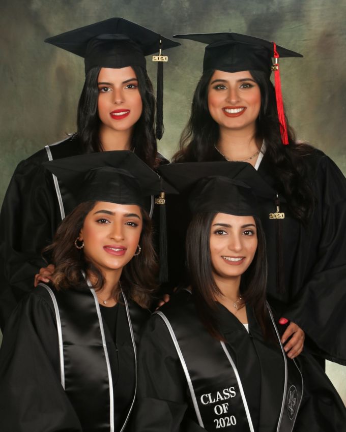 cap and gown portrait