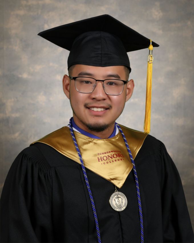 cap and gown portrait