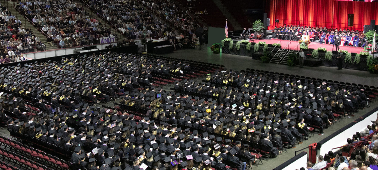 large graduation ceremony