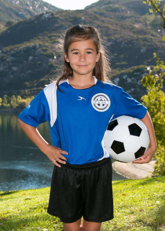youth sports portrait pose