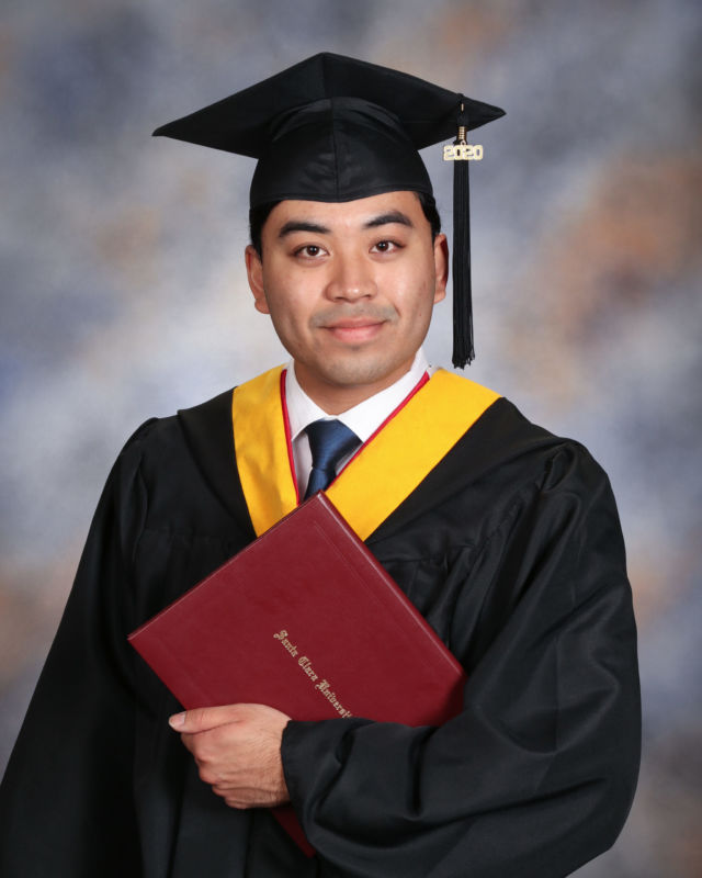 cap and gown portrait