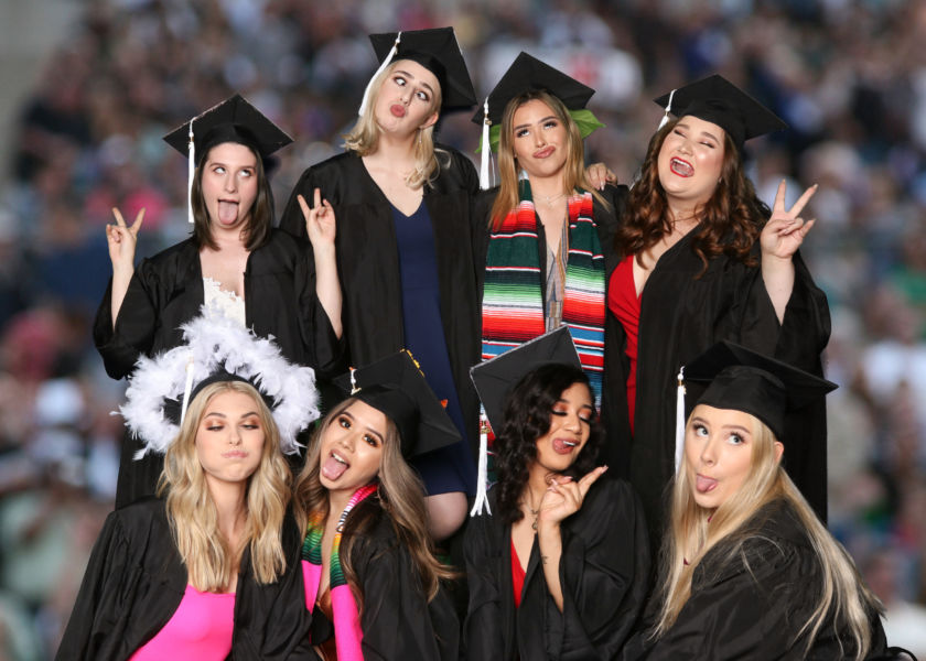 cap and gown event photo